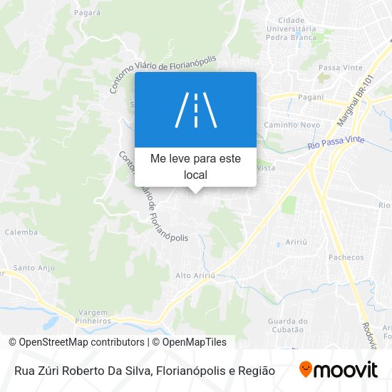 Rua Zúri Roberto Da Silva mapa