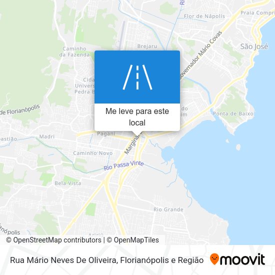 Rua Mário Neves De Oliveira mapa