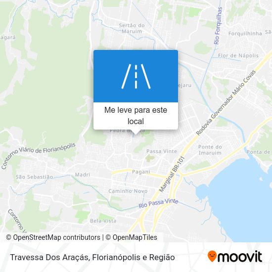 Travessa Dos Araçás mapa
