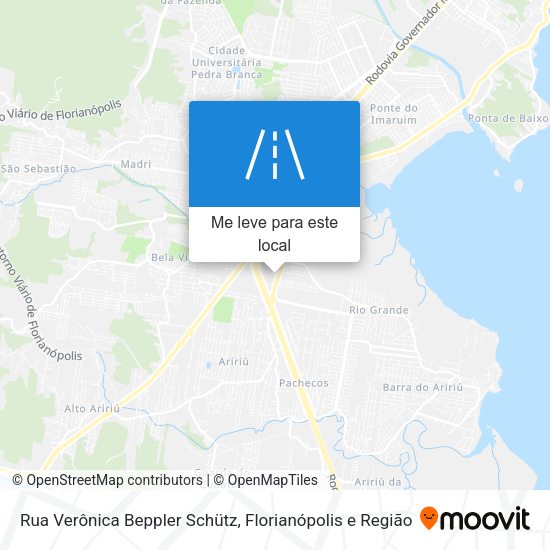 Rua Verônica Beppler Schütz mapa