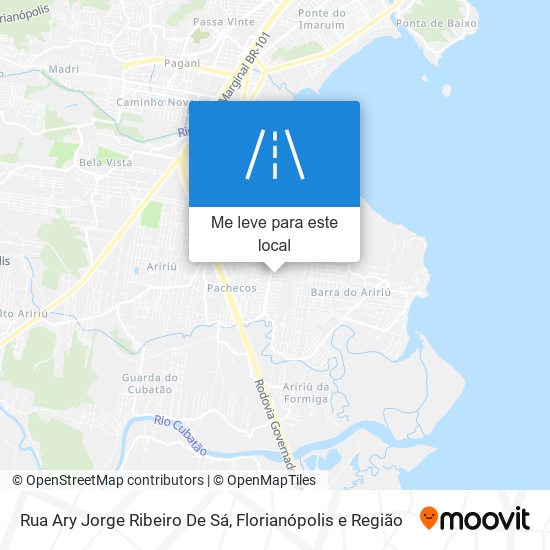 Rua Ary Jorge Ribeiro De Sá mapa