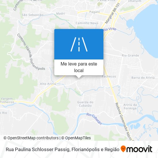 Rua Paulina Schlosser Passig mapa