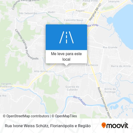 Rua Ivone Weiss Schütz mapa