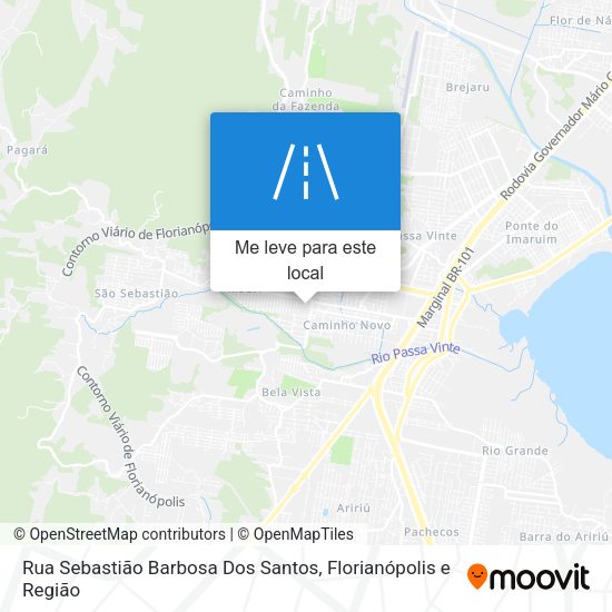 Rua Sebastião Barbosa Dos Santos mapa