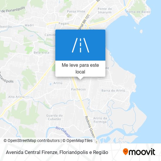 Avenida Central Firenze mapa