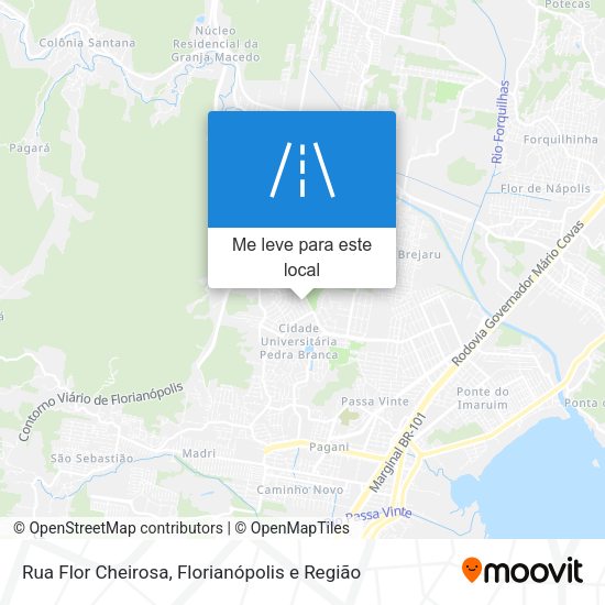 Rua Flor Cheirosa mapa