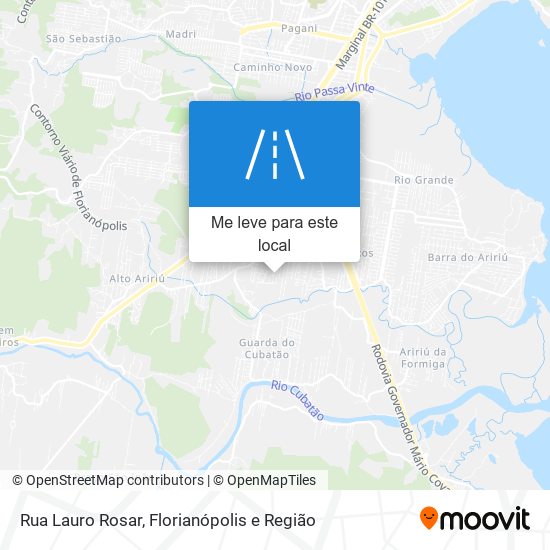 Rua Lauro Rosar mapa