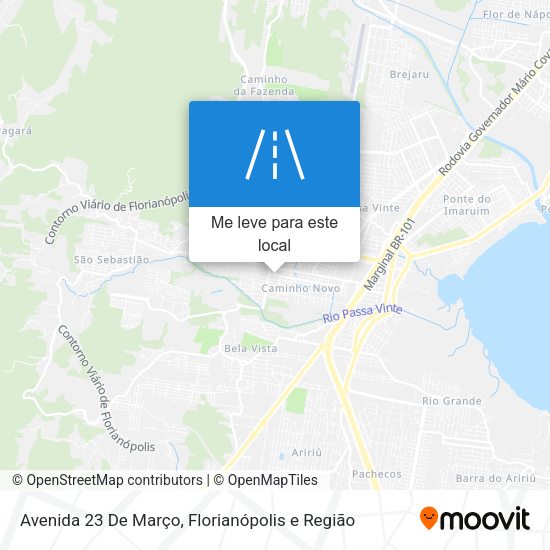 Avenida 23 De Março mapa