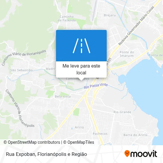 Rua Expoban mapa