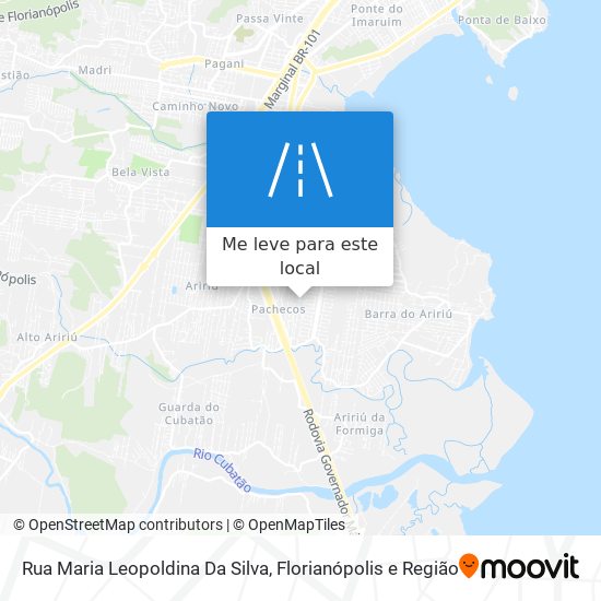 Rua Maria Leopoldina Da Silva mapa