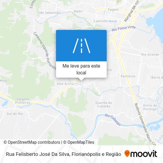 Rua Felisberto José Da Silva mapa