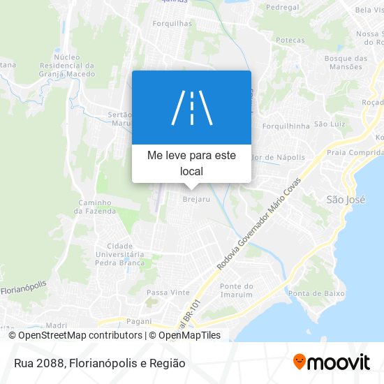 Rua 2088 mapa