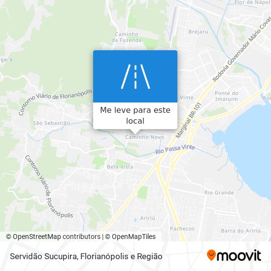 Servidão Sucupira mapa