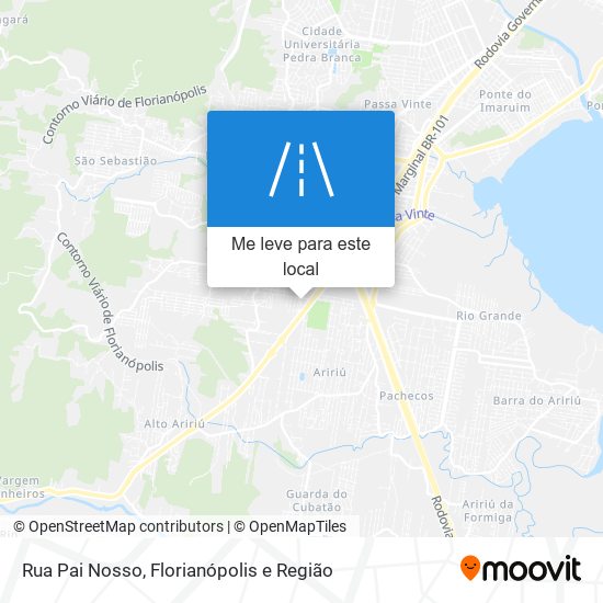 Rua Pai Nosso mapa