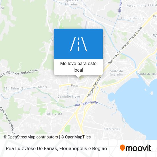 Rua Luiz José De Farias mapa