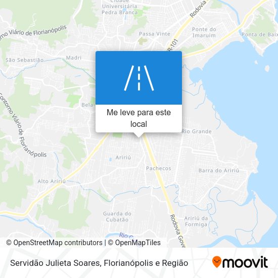 Servidão Julieta Soares mapa