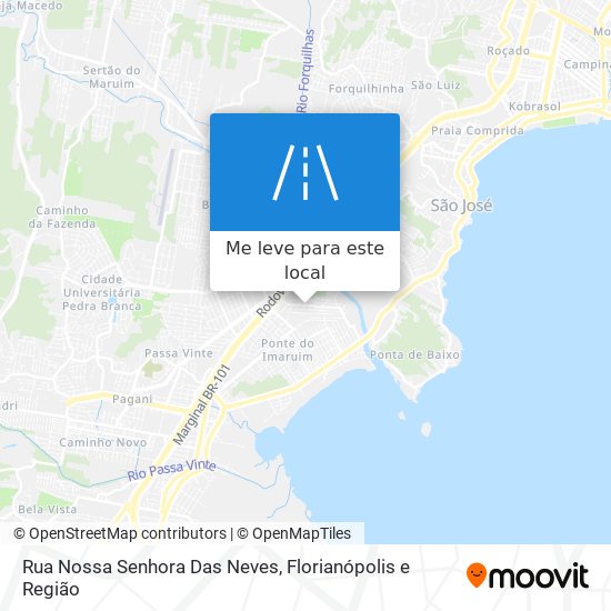 Rua Nossa Senhora Das Neves mapa