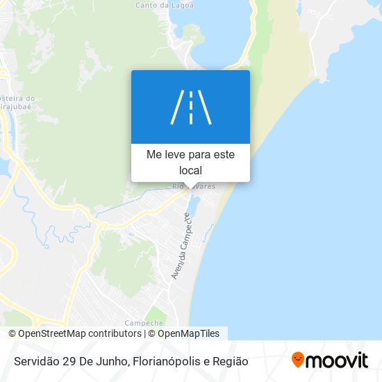 Servidão 29 De Junho mapa