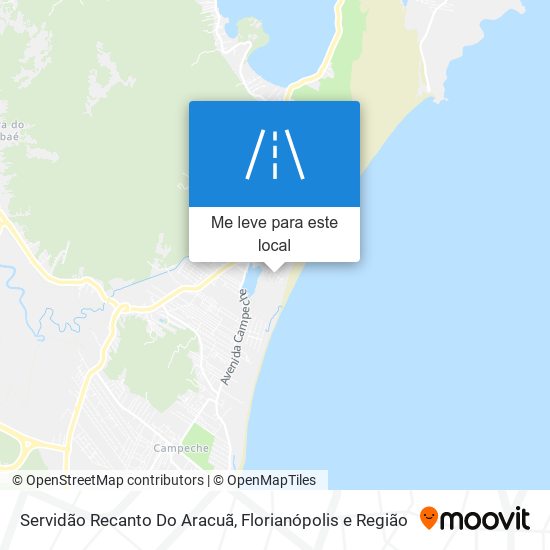 Servidão Recanto Do Aracuã mapa