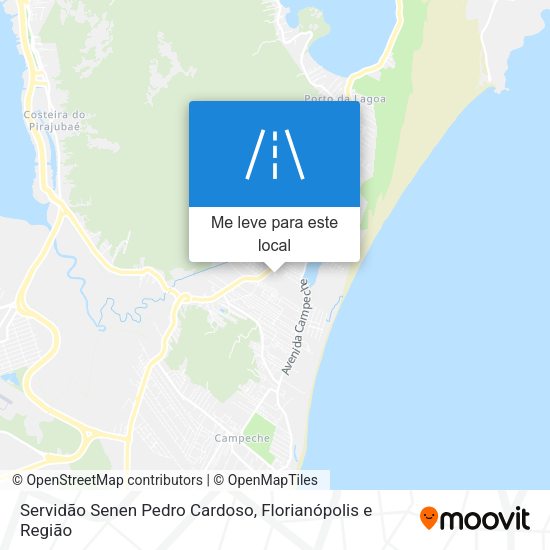 Servidão Senen Pedro Cardoso mapa