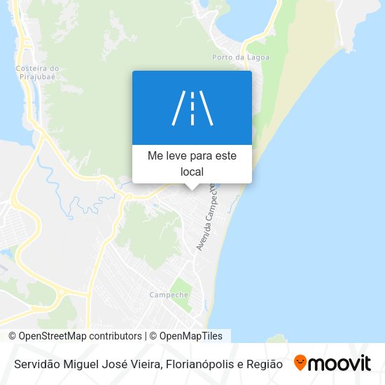 Servidão Miguel José Vieira mapa