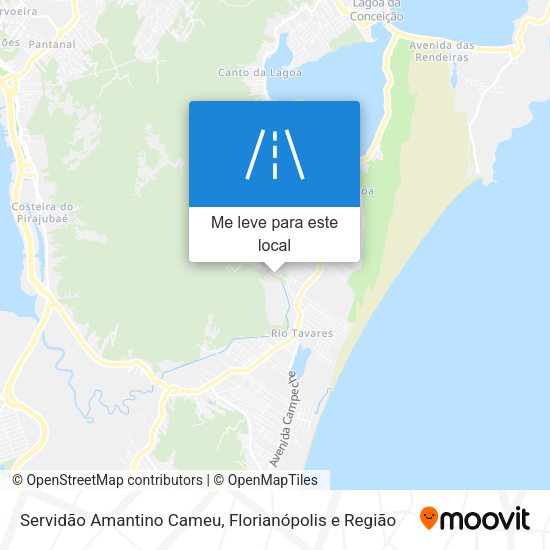 Servidão Amantino Cameu mapa