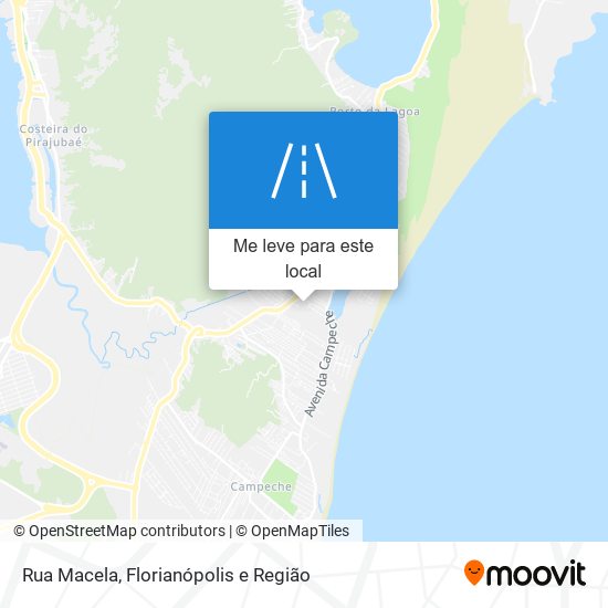 Rua Macela mapa