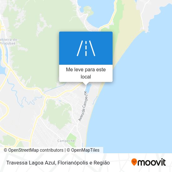 Travessa Lagoa Azul mapa