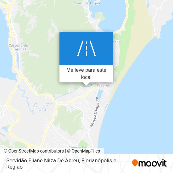 Servidão Eliane Nilza De Abreu mapa