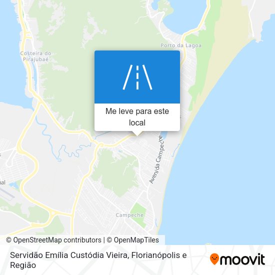 Servidão Emília Custódia Vieira mapa