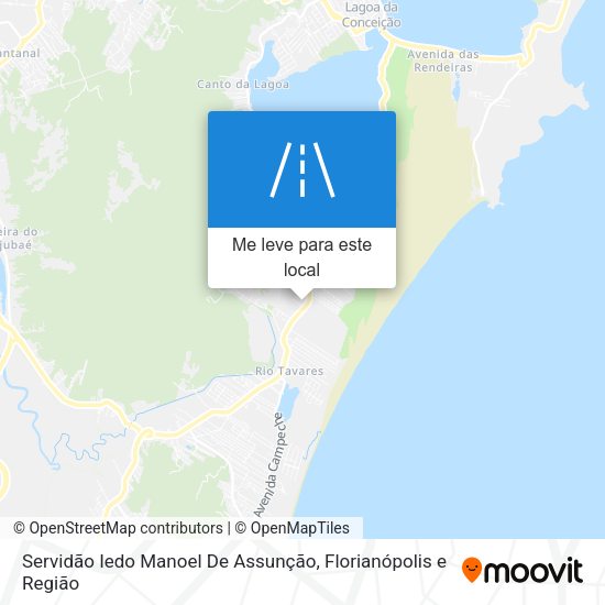 Servidão Iedo Manoel De Assunção mapa