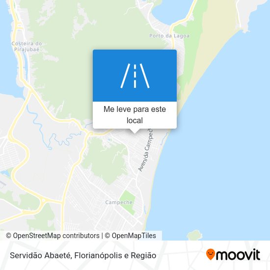 Servidão Abaeté mapa