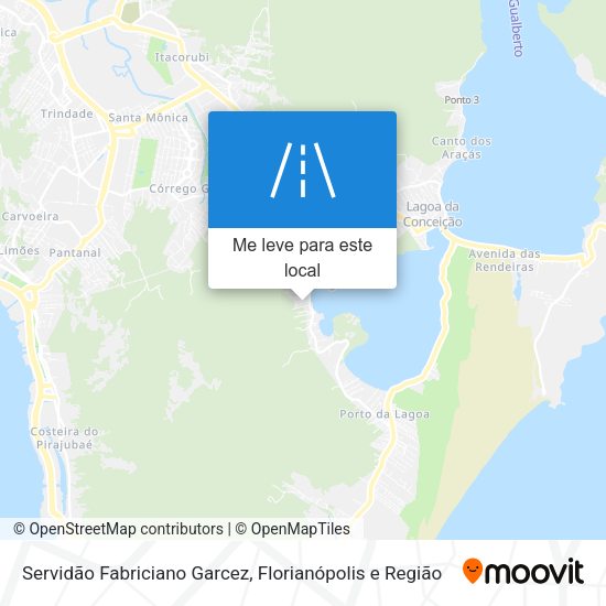 Servidão Fabriciano Garcez mapa