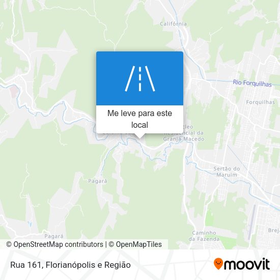 Rua 161 mapa