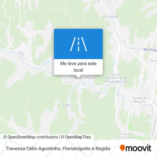 Travessa Célio Agostinho mapa