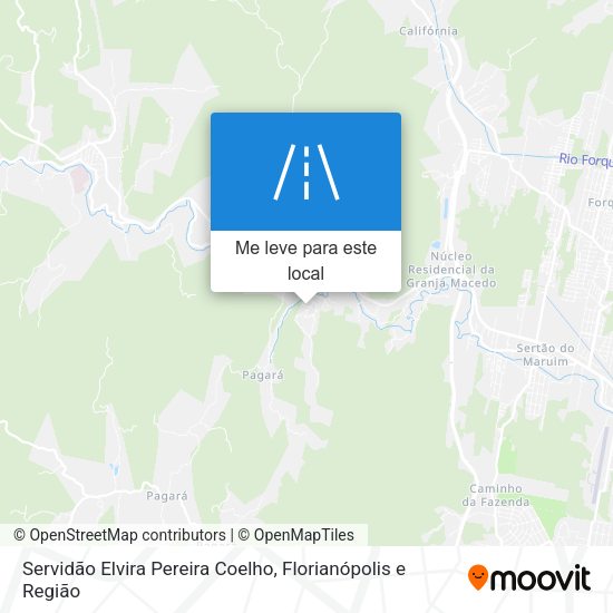 Servidão Elvira Pereira Coelho mapa