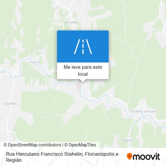 Rua Herculano Francisco Stahelin mapa
