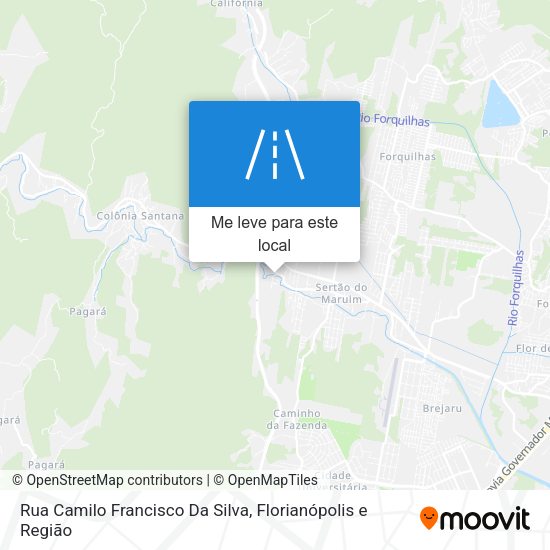 Rua Camilo Francisco Da Silva mapa