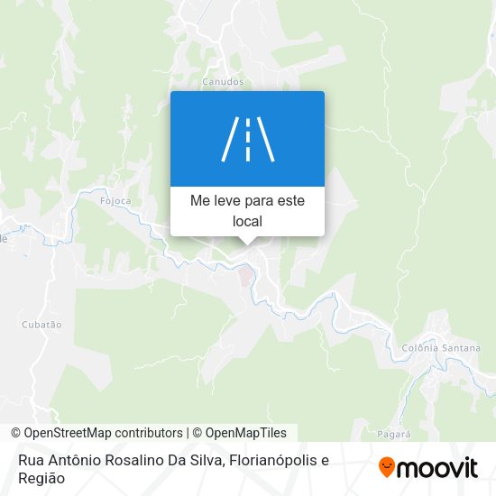 Rua Antônio Rosalino Da Silva mapa