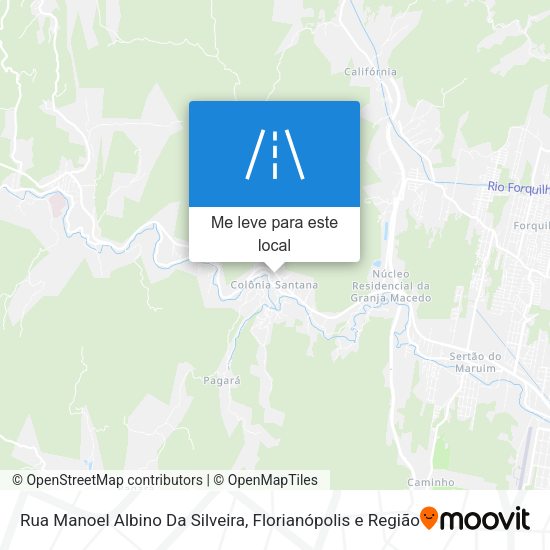 Rua Manoel Albino Da Silveira mapa