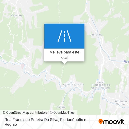 Rua Francisco Pereira Da Silva mapa