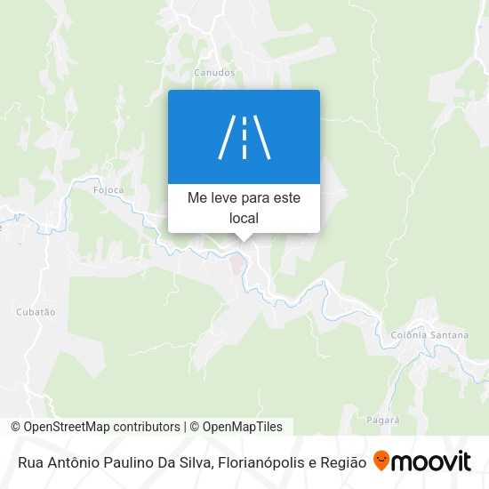 Rua Antônio Paulino Da Silva mapa