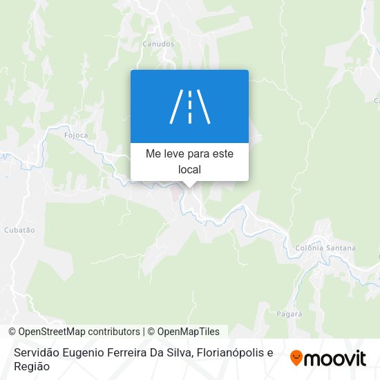 Servidão Eugenio Ferreira Da Silva mapa