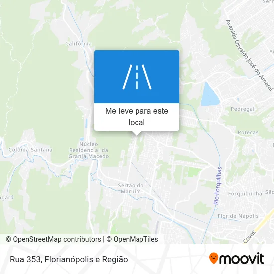Rua 353 mapa
