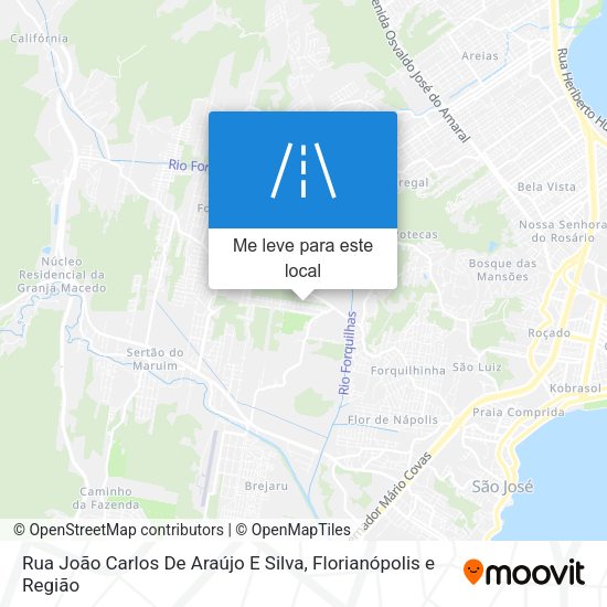 Rua João Carlos De Araújo E Silva mapa