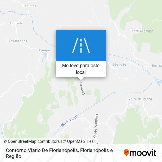 Contorno Viário De Florianópolis mapa