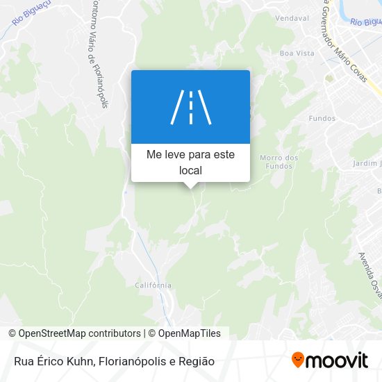 Rua Érico Kuhn mapa