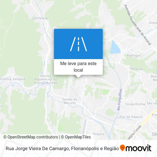 Rua Jorge Vieira De Camargo mapa