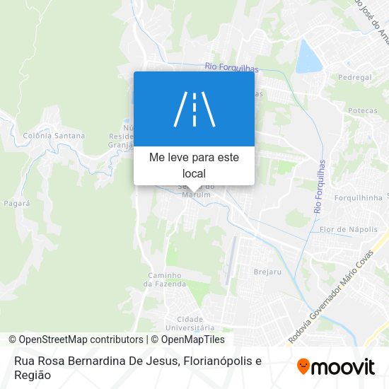 Rua Rosa Bernardina De Jesus mapa