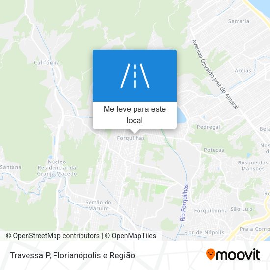 Travessa P mapa